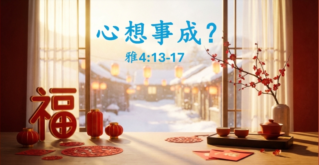 2月22日：讲题: 心想事成 ? – 碧山