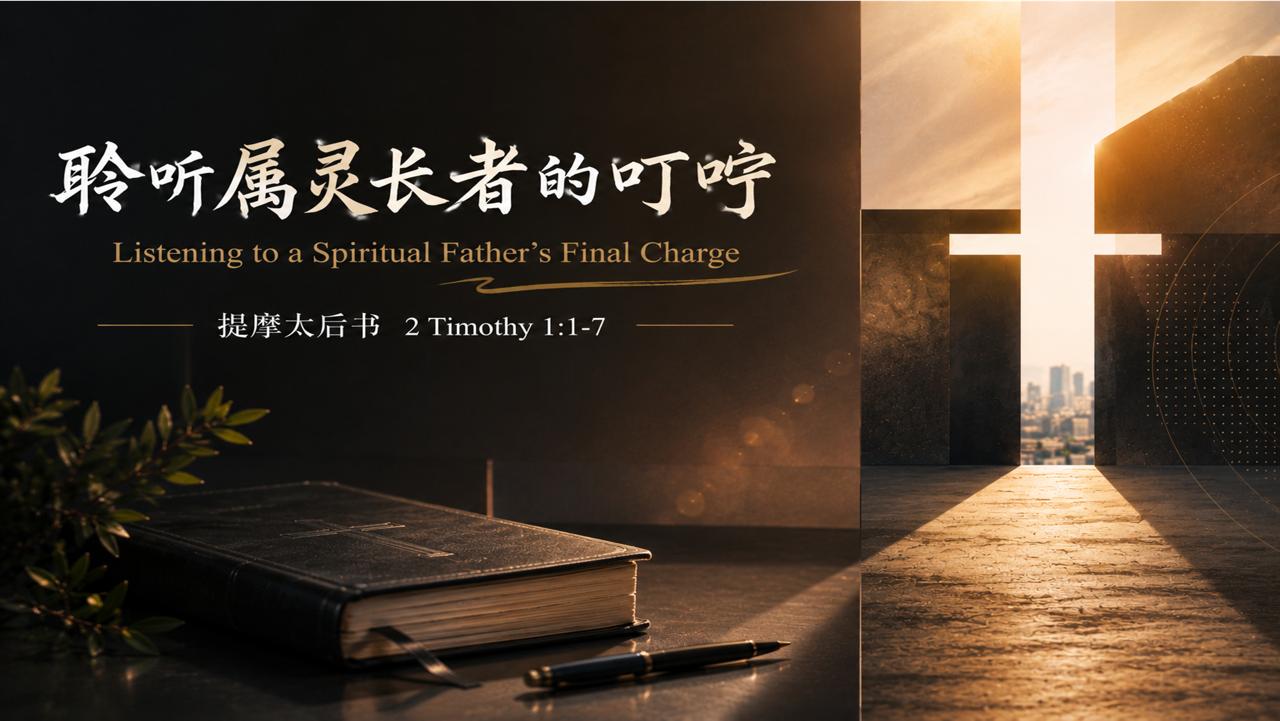 7月12日：聆听属灵长者的叮咛 – 芽笼第二堂