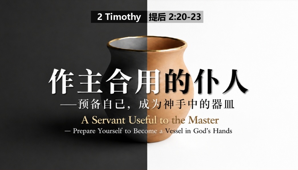 9月6日：作主合用的仆人(一) – 第二堂