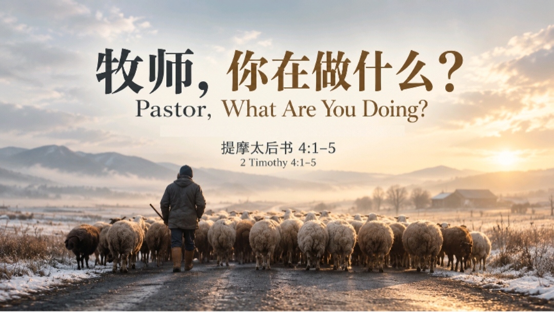 10月18日:牧师, 你在做什么? – 第二堂
